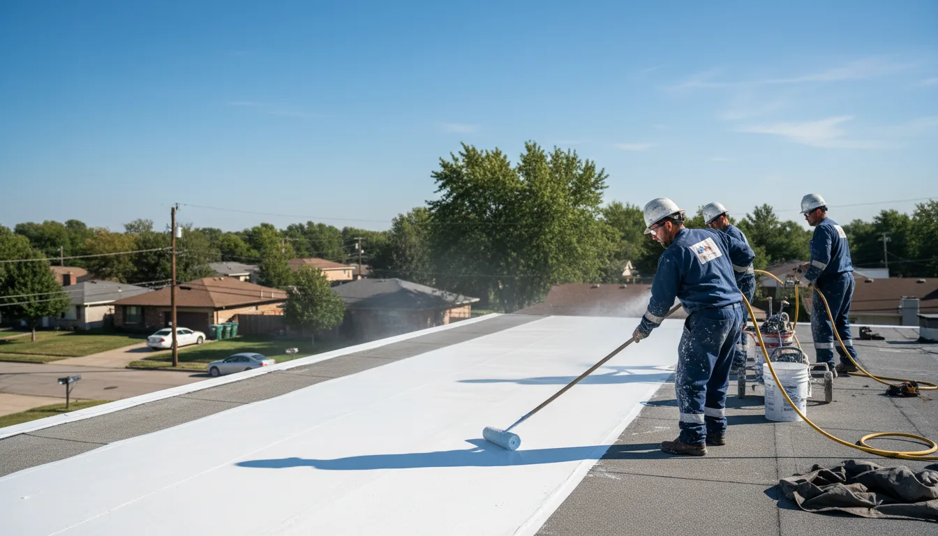 Commercial roof coating in Troy, MO near me